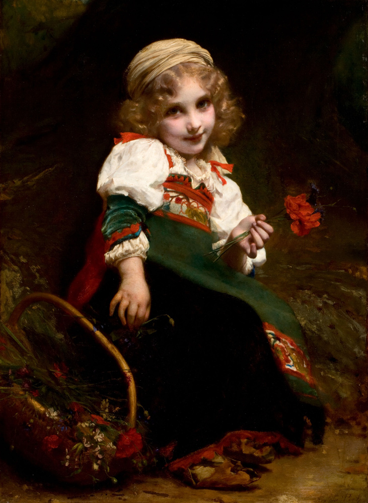 Etienne_Adolphe_Piot_-_The_Little_Flower_Gatherer