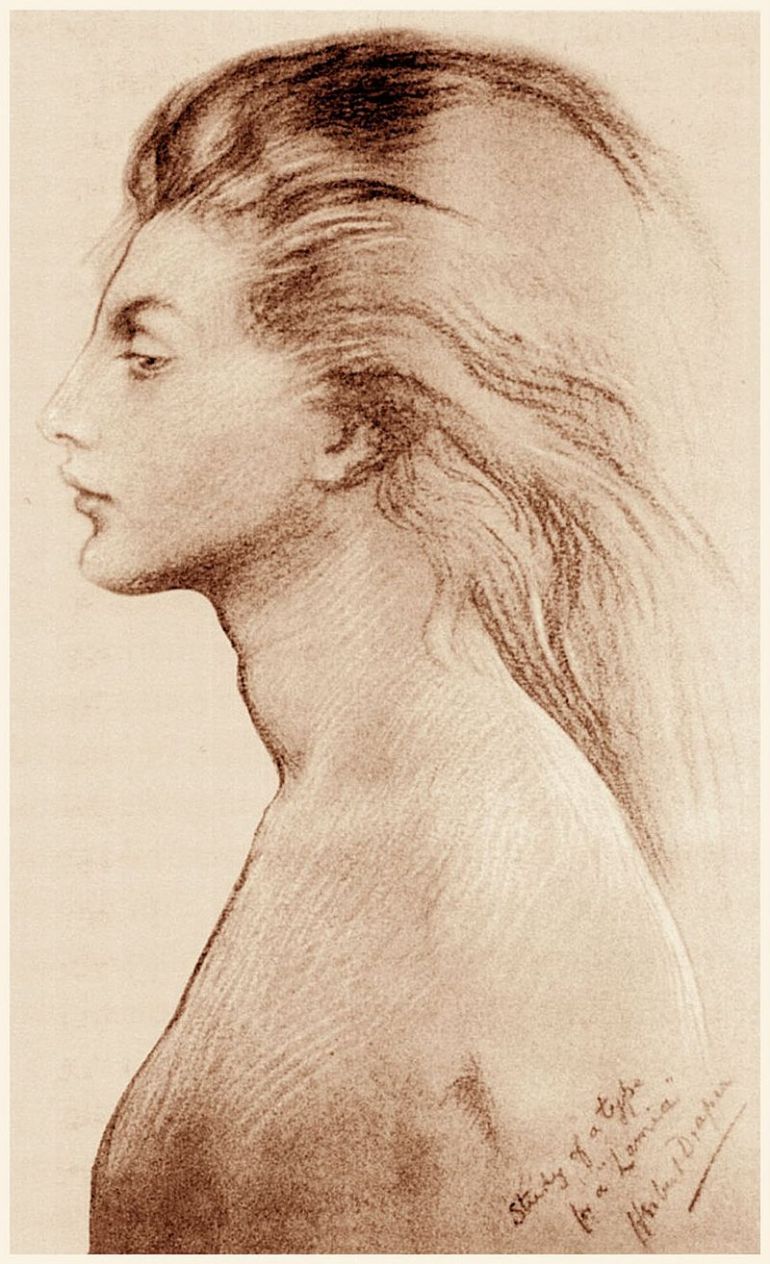 800px-Herbert_James_Draper,_Study_for_Lamia
