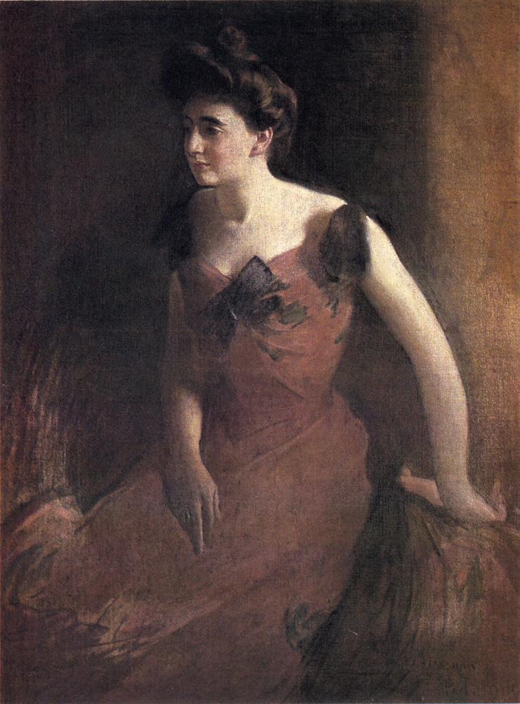 Alexander_John_White_Woman_in_a_Red_Dress