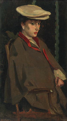 Leo_Gestel_Young_woman_with_a_hat