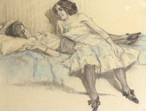 Leo_Gestel_The_gossip_c1905-1906