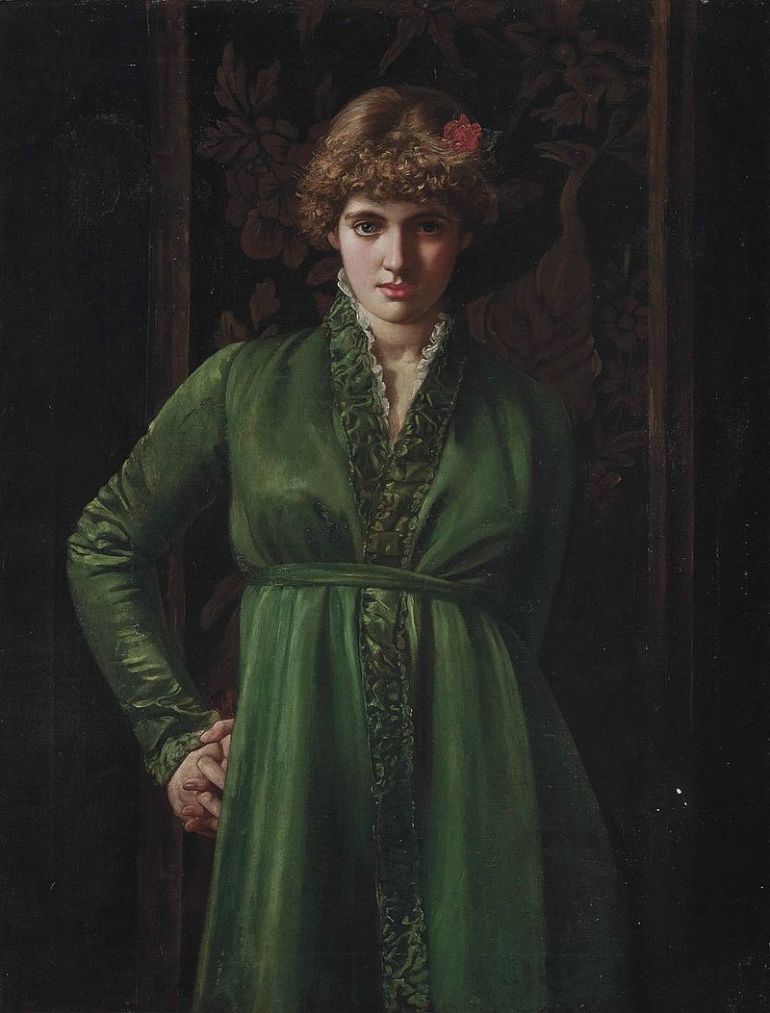 Valentine_Cameron_Prinsep_-_The_green_dress