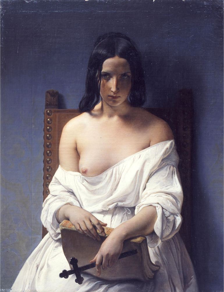 Hayez_Meditazione_Italia_1848