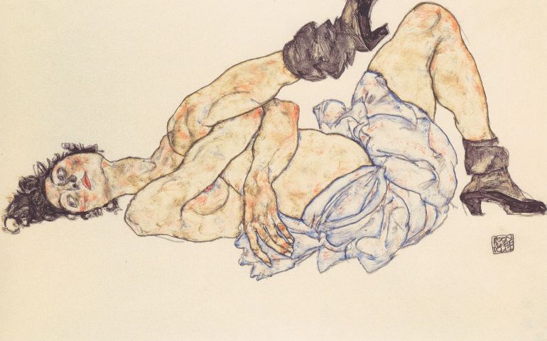 1280px-Egon_Schiele_-_Liegender_weiblicher_Akt_-_1917